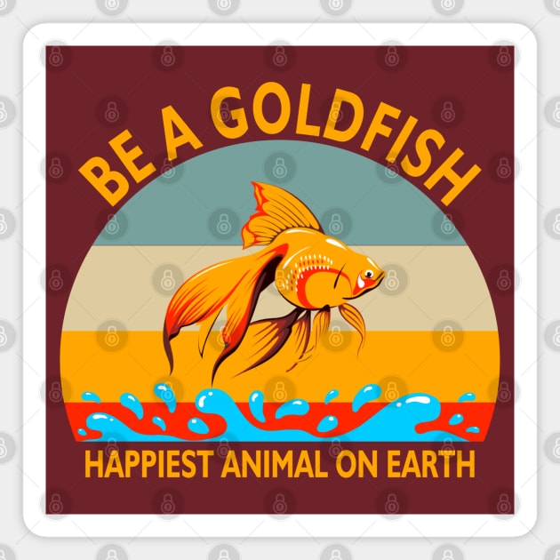 Be A Goldfish Magnet by Recapaca